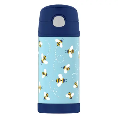 THERMOS Dětská termoska s brčkem - honey bees 0,355