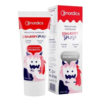 Nordics oral care Zubní pasta dětská přírodní jahodová NORDICS 50 ml