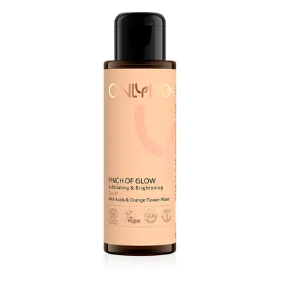 OnlyBio Projasňující a omlazující tonikum Pinch of Glow- s aha kyselinami a pomerančem, 100 ml