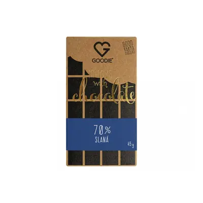 GOODIE ČOKOLÁDA - Slaná 70%