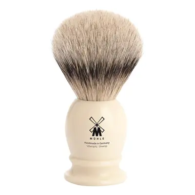 Mühle Malá štětka na holení Classic z jezevčích štětin (silvertip badger, imitace slonoviny)