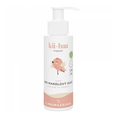 kii-baa 100% Mandlový Bio Olej 100ml 0+ K promazávání