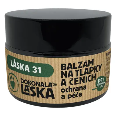 Dokonalá láska LÁSKA 31 Balzám na tlapky pro ochranu a péči, 30 ml