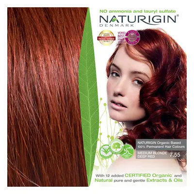 NATURIGIN Medium Blonde Deep Red 7.55