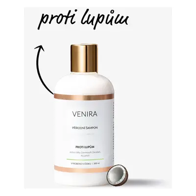 VENIRA přírodní šampon pro proti lupům, 300 ml