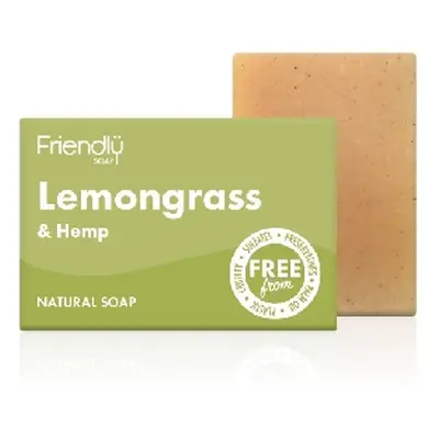 Friendly Soap přírodní mýdlo citronová tráva a konopí, 95g