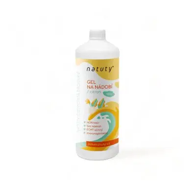 Natuty Gel na nádobí s vůní citronu, 1l