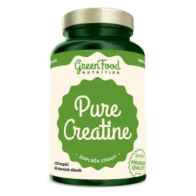 GreenFood Nutrition Pure Creatine 120 kapslí