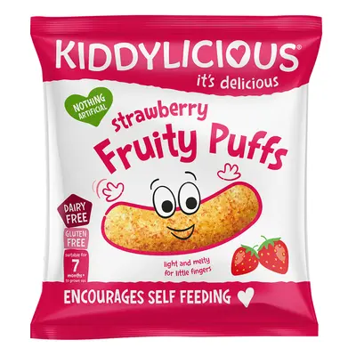 Kiddylicious Ovocné křupky jahodové, 10g