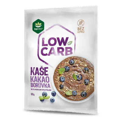 Topnatur LOW CARB kaše Kakao borůvka, 60 g