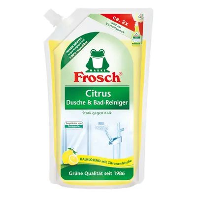 Frosch EKO Čistič na koupelny a sprchy s citronem – náhradní náplň 950 ml