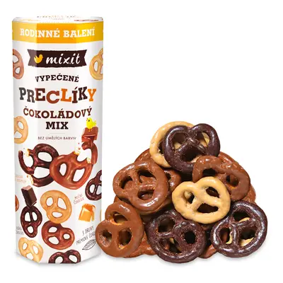 Velké Mixit preclíky Čokoládový mix, 500 g