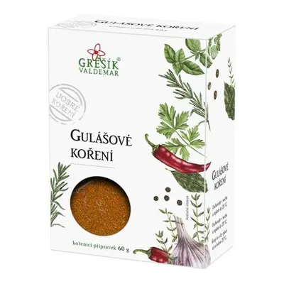 Valdemar Grešík - Natura s.r.o. Gulášové koření 60 g GREŠÍK Dobré koření