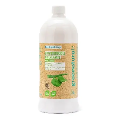 Greenatural Regenerační sprchový gel aloe vera a oliva BIO, 1 l