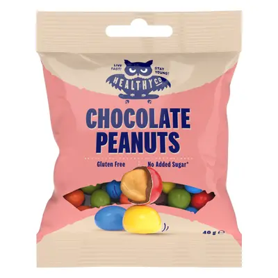 HealthyCo CHOCOLATE PEANUTS, 40g