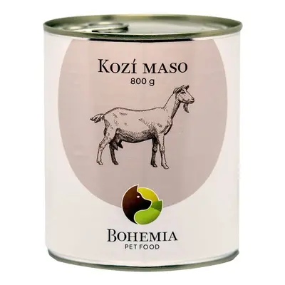 Bohemia Pet Food BOHEMIA Kozí maso ve vlastní šťávě 800g