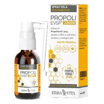 Erba Vita Propolisový sprej do krku pro děti a citlivé osoby - nachlazení, 20ml