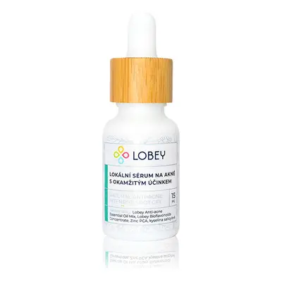 LOBEY Lokální sérum na akné s okamžitým účinkem 15 ml