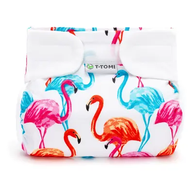 T-TOMI Ortopedické abdukční kalhotky - suchý zip, flamingo (3-6kg)