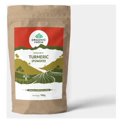 ORGANIC INDIA Mletá Kurkuma, 100 g