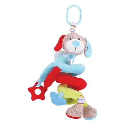 Bigjigs Toys Bigjigs Baby Textilní postavička spirála pejsek Bruno