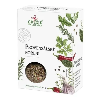 Valdemar Grešík - Natura s.r.o. Provensálské koření 15 g GREŠÍK Dobré koření