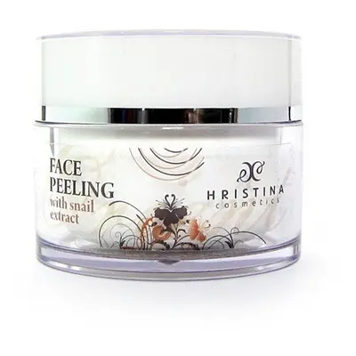 Hristina Přírodní obličejový peeling s výtažkem z hlemýždě, 100 ml