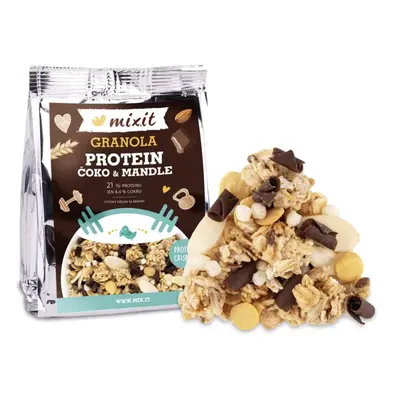 Mixit Proteinová granola z pece Čokoláda a mandle do kapsy, 70 g