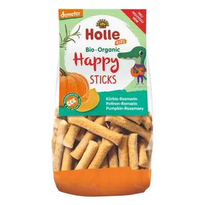 Holle Bio Dětské Happy tyčinky dýně-rozmarýn pro děti od 3 let, 100 g