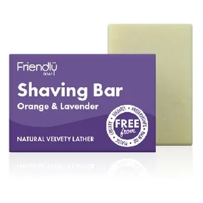 Friendly Soap přírodní mýdlo na holení pomeranč a levandule, 95g