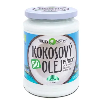 PURITY VISION Fair Trade Bio Kokosový olej panenský 600 ml