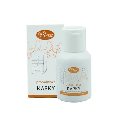 Pleva Propolisové kapky- tinktura Objem:: 22 ml