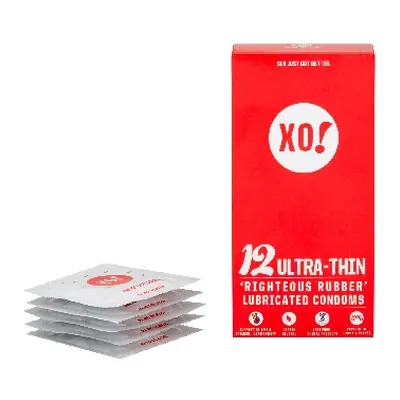 XO Kondom z přírodního latexu Ultra thin, 12 ks