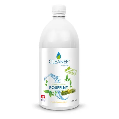 CLEANEE EKO hygienický čistič na KOUPELNY - citronová tráva 1L