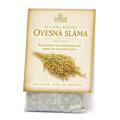 Valdemar Grešík - Natura s.r.o. Ovesná sláma koupel 30 g GREŠÍK, Bylinná koupel