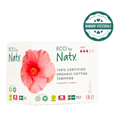 Dámské tampóny ECO by Naty (18 ks) - super