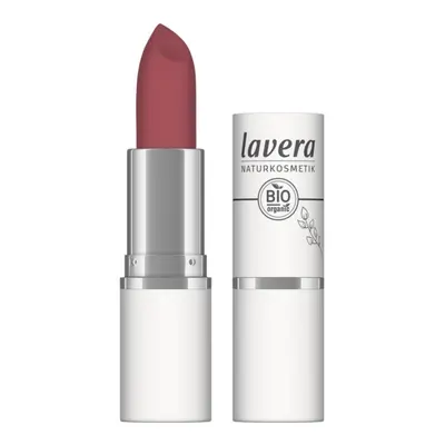 lavera Sametová matující rtěnka – 05 Pink Coral 4,5 g