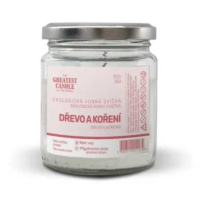 The Greatest Candle in the World The Greatest Candle Zero-waste svíčka ve skle - dřevo a koření,