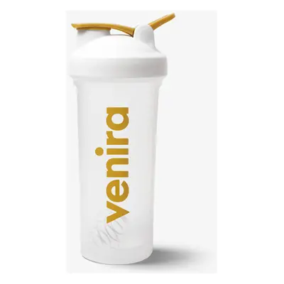 VENIRA shaker PRO s poutkem, bílo-zlatý, 600 ml