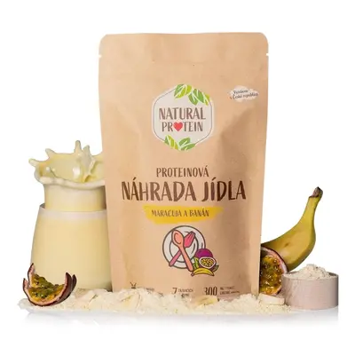 Natural Protein Náhrada jídla- maracuja a banán, 350g