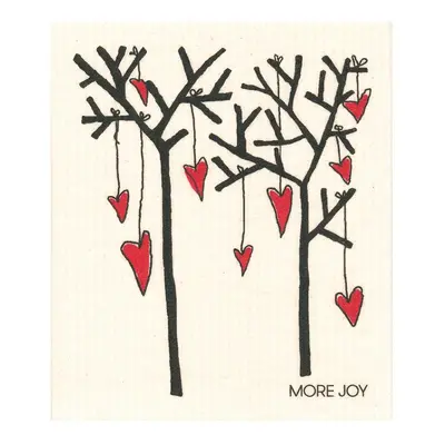 More Joy More Joy, kuchyňský hadřík Tree Hearts, 1 ks