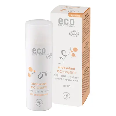 Eco Cosmetics CC krém SPF 30 BIO - light - komplexní péče pro vaši pleť, 50 ml