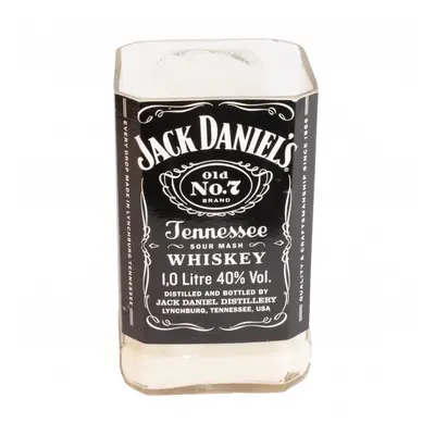 Přírodní vonná svíčka sójová - AROMKA - Limitovaná edice -Jack Daniels- Dřevěný knot, 1000 ml - 