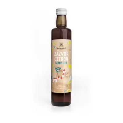 Sonnentor Zázvor - citron sirup bio 500 ml