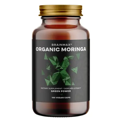 BrainMax Organic Moringa 500 mg, 100 rostlinných kapslí