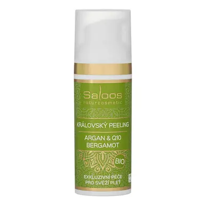 Saloos naturcosmetic Královský peeling Argan & Q10, Bergamot 50 ml