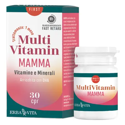 Erba Vita multivitamin pro maminky - těhotenství, kojeni, 30 tablet