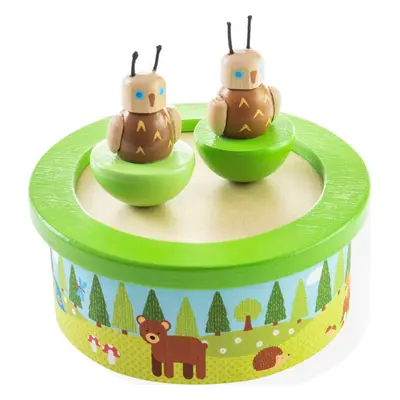 Bigjigs Toys Dřevěná hrací skříňka woodland