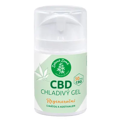 Zelená Země CBD chladivý gel 50 g