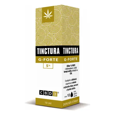 CBDex Tinctura G-FORTE 5%, 10ml